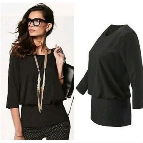 CAbi Tops - Cabi Black Indulgence Top Blouse Style #5205 Size Medium